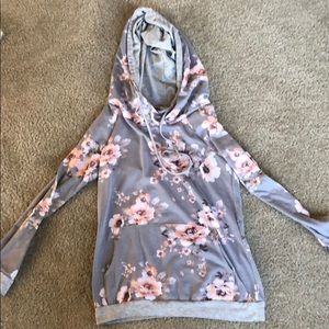 Floral hoodie